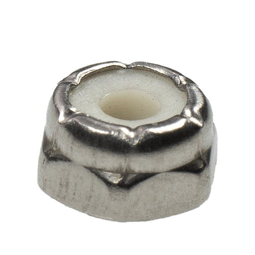 Stainless steel nylon insert locknut 5-40 corrosion resistant hardware