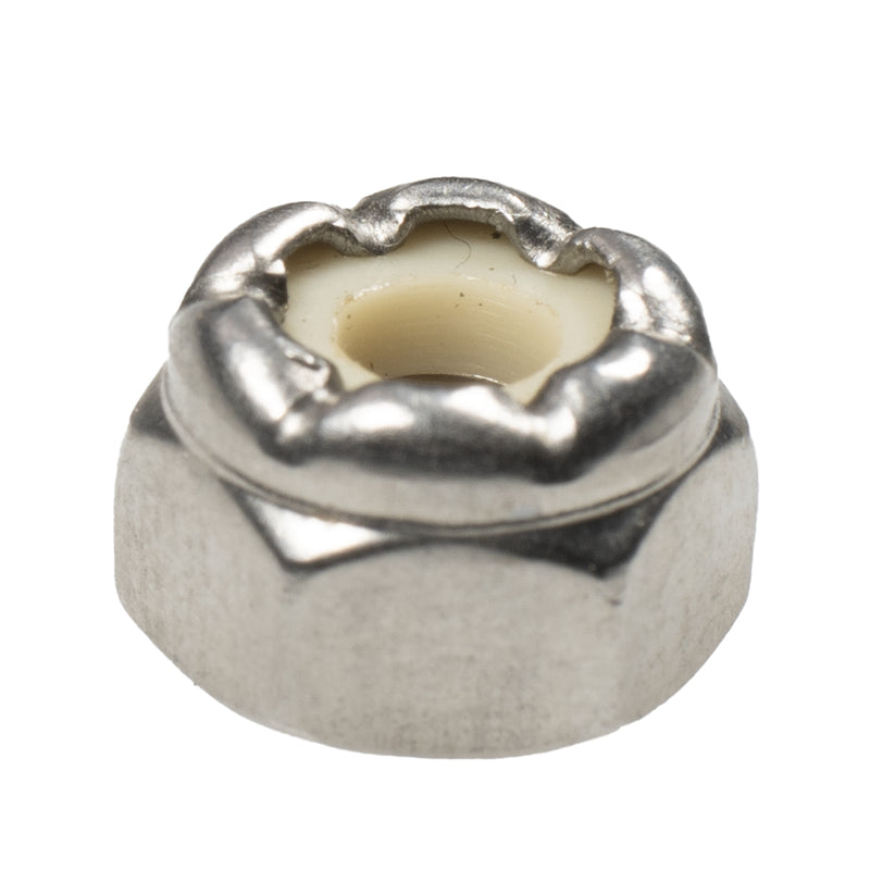 Stainless steel nylon insert locknut 8-32 secure fastening component