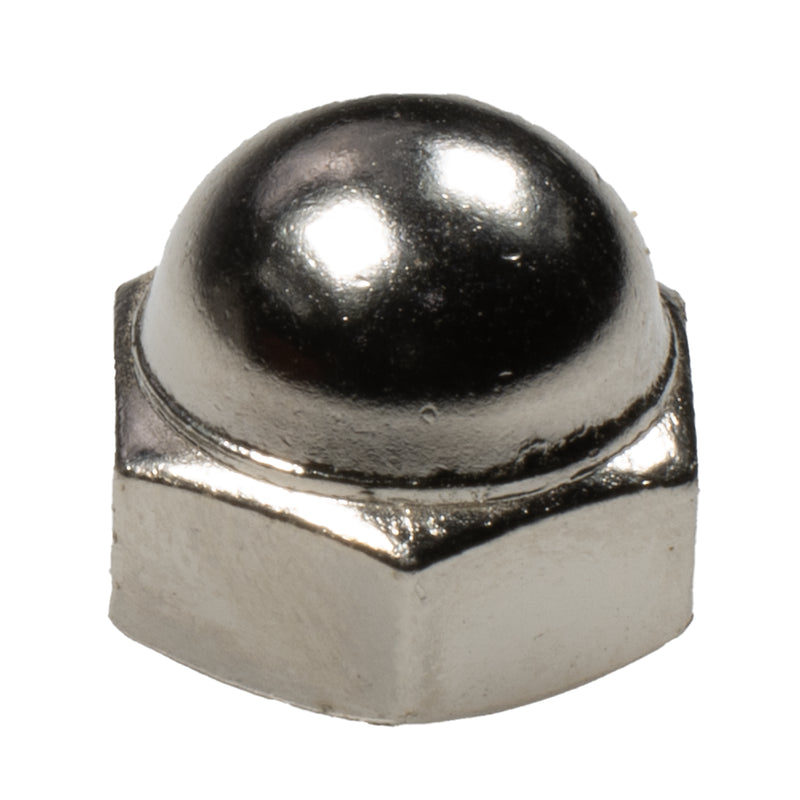 Grade 2 zinc plated acorn nut 1/4-20 thread decorative cap nut