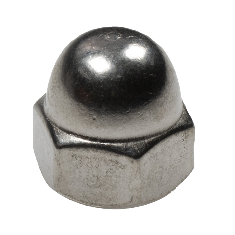 Stainless steel acorn nut 1/4-20 machine hardware fastener