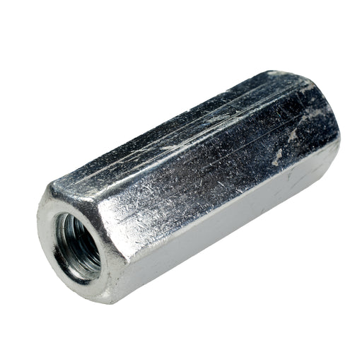 Zinc plated coupling nut 3/8-16 x 1.75 length grade 2 machine hardware