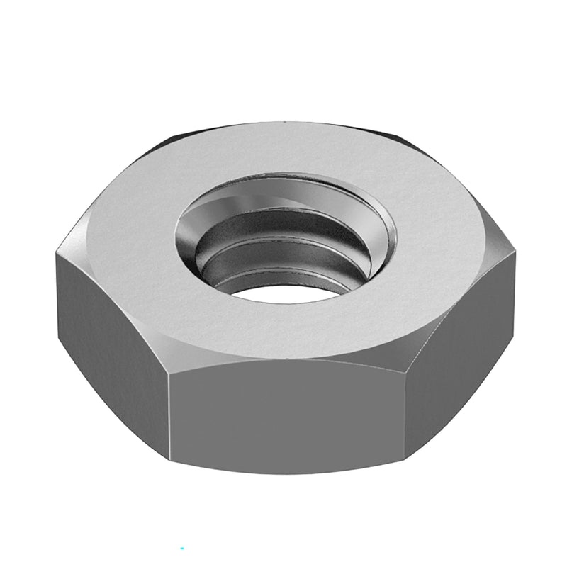 Grade 2 zinc plated hex nut 5/16-18 industrial fastening component