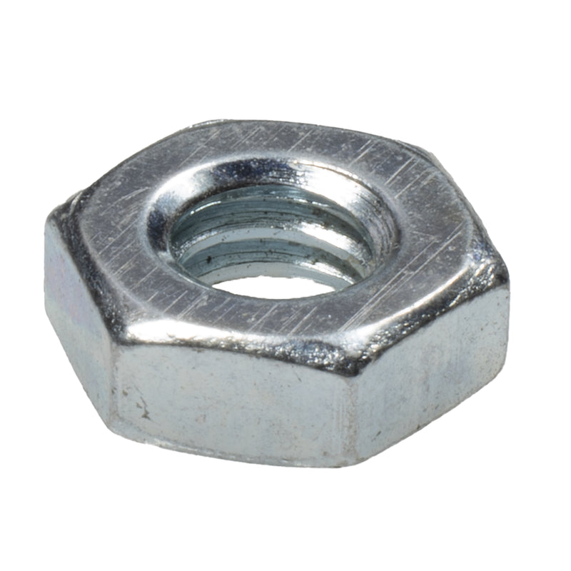 Stainless steel hex jam nut 1/4-20 machine hardware fastening component