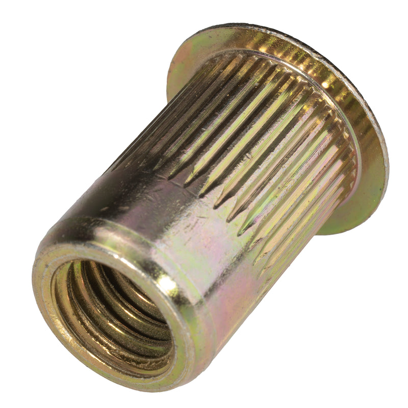 Zinc plated rivet nut 3/8-16 x .150 grade 2 secure fastening hardware