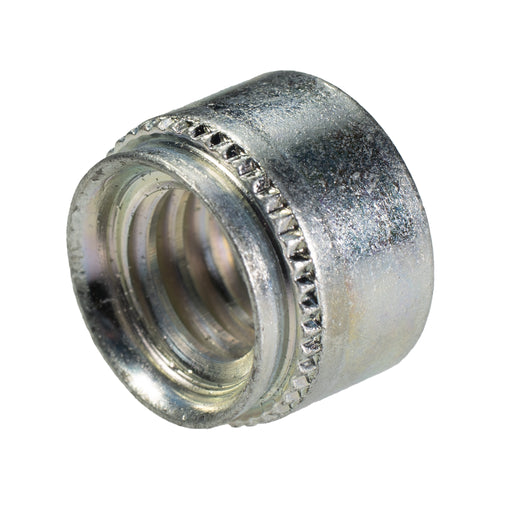 Zinc plated self-clinching nut 3/8-16 .125 panel thick fastening hardware