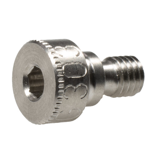 Stainless steel hex shoulder screw 1/4 x .13 10-32 threaded machine hardware