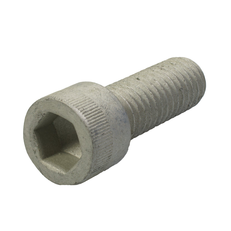 Alloy steel A574 socket head cap screw, 7/16"-14 x 1.25", partially threaded for high-strength industrial fastening.