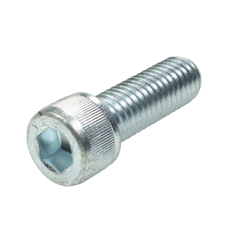 Zinc-plated socket head cap screw, 1/2"-13 x 1.50", fully threaded for secure industrial fastening.