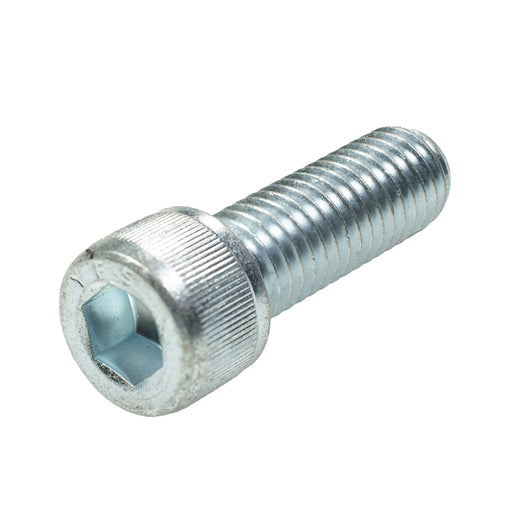 Zinc-plated socket head cap screw, 1/2"-13 x 1.50", fully threaded for secure industrial fastening.
