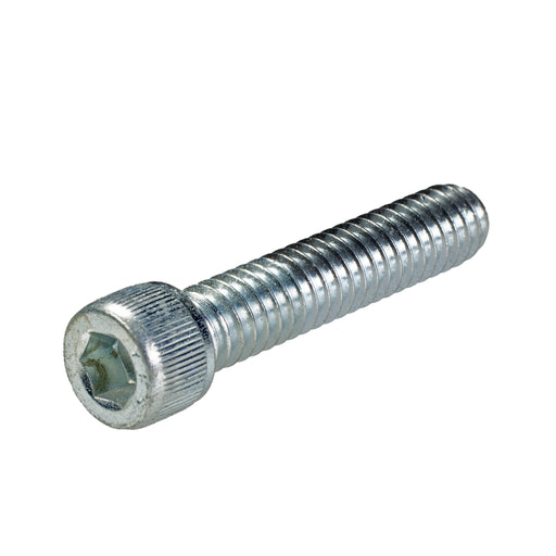 Zinc plated socket head cap screw 1/4-20 x 1.25 in full thread machine bolt