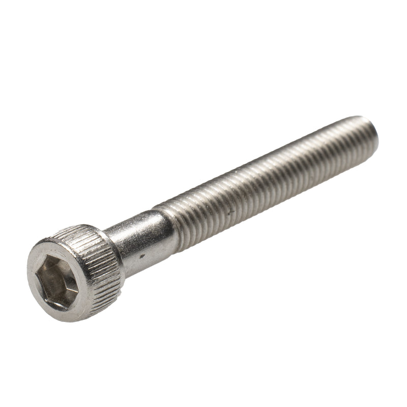 Stainless steel socket head cap screw, 10-32 x 1.50", partially threaded for corrosion-resistant precision fastening.