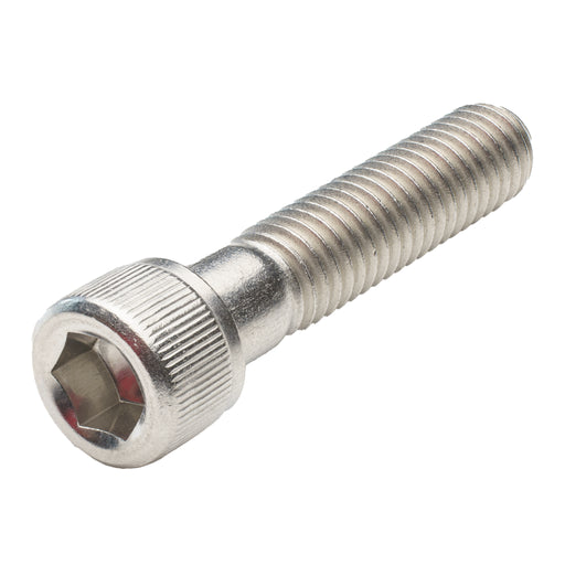 Stainless steel socket head cap screw 3/8-16 x 1.75 in, partial thread roller coaster bolt