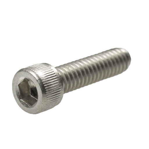Stainless steel socket head cap screw 8-32 x .625 in full thread corrosion resistant bolt