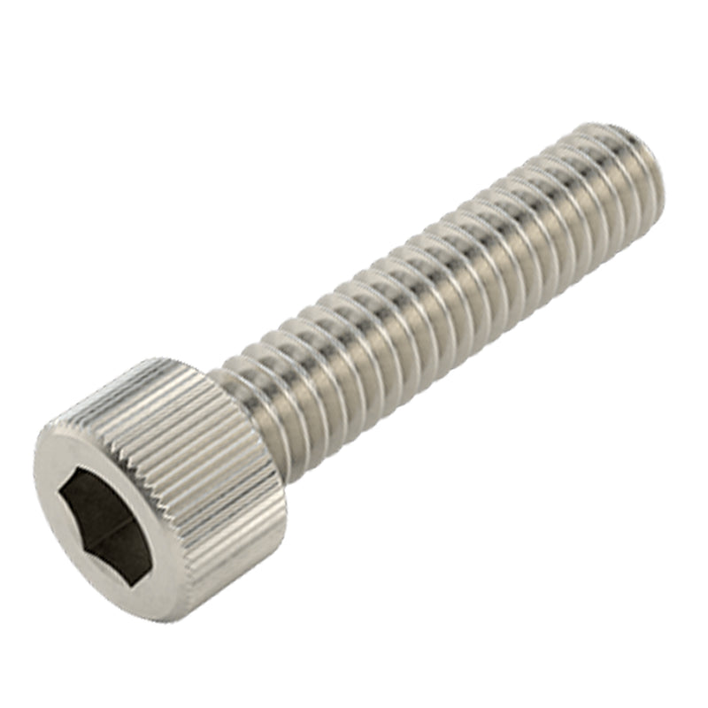 Stainless steel socket head cap screw 8-32 x .75 full thread hardware