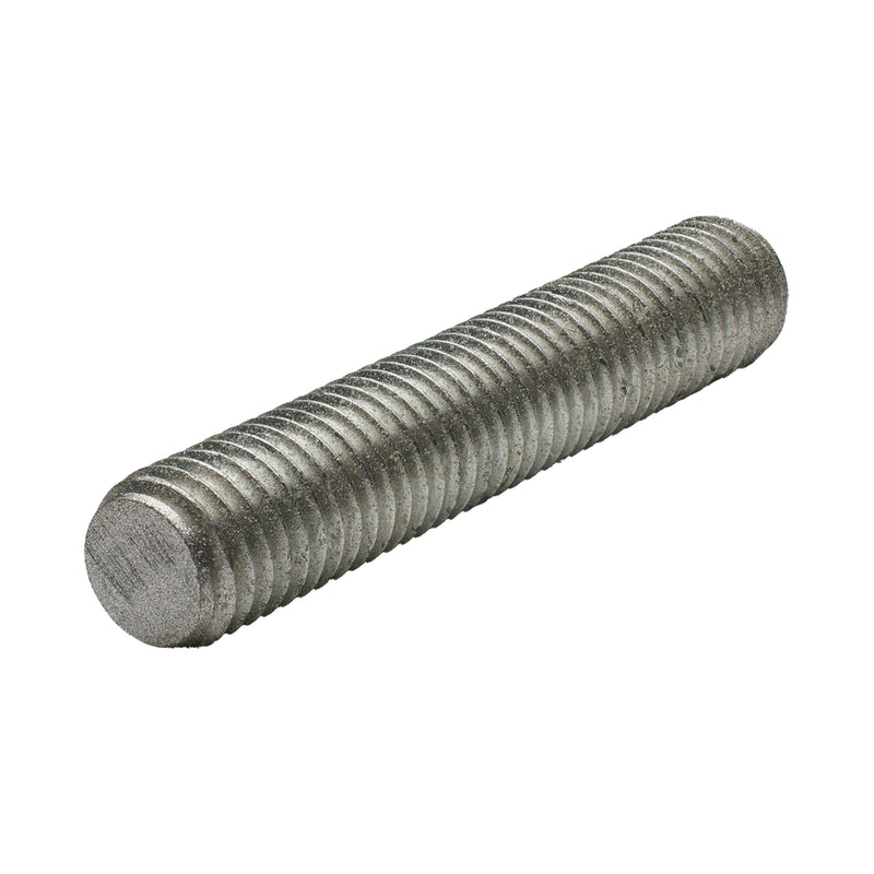 Zinc-plated fully threaded stud, 5/8"-11 x 3.50", for heavy-duty fastening applications.