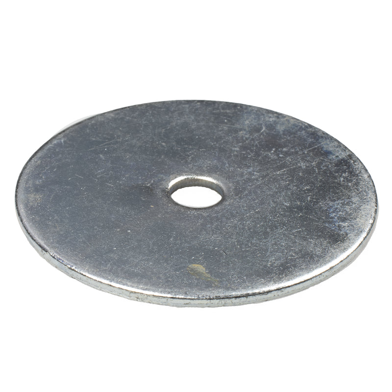 Flat washer 1/4 in, 1.50 OD x .05 thick zinc plated industrial hardware