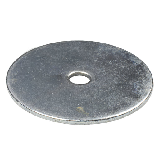 Flat washer 1/4 in, 1.50 OD x .05 thick zinc plated industrial hardware