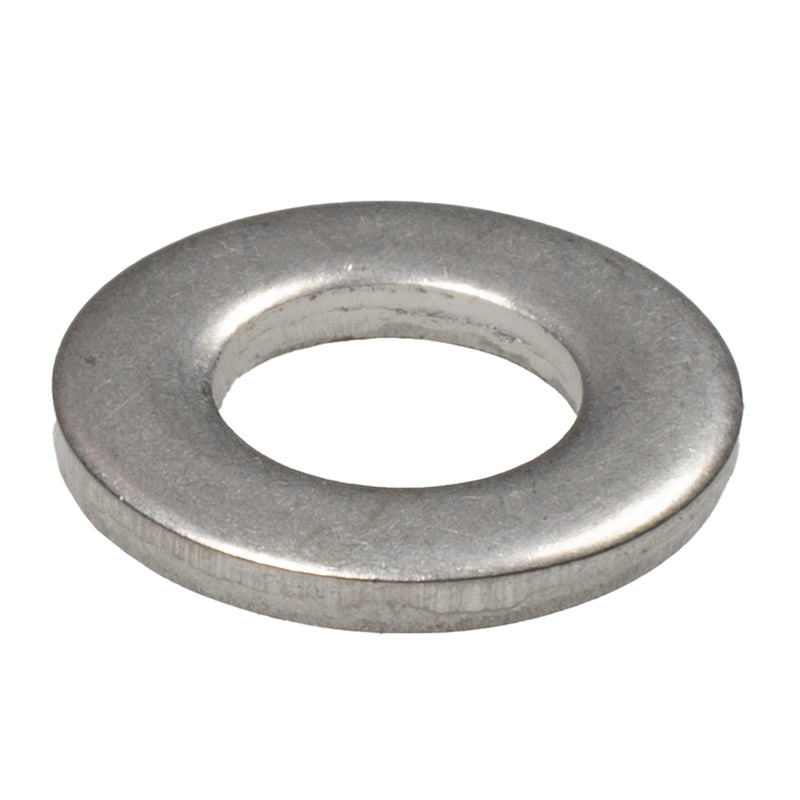 Stainless steel flat washer 1/4 in, .50 OD x .06 thick industrial hardware washer