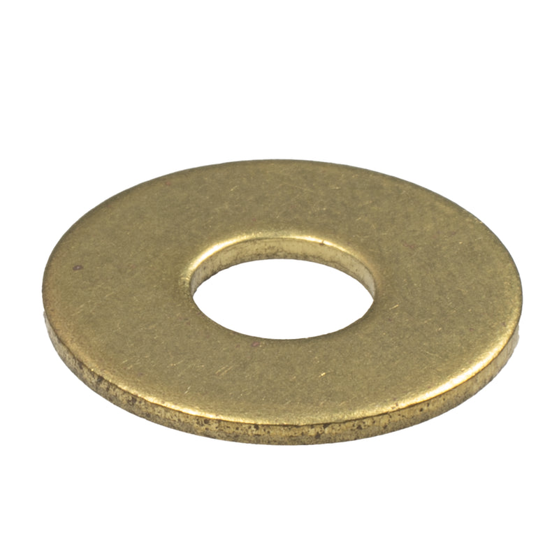 Brass flat washer 1/4 in, .69 OD x .06 thick corrosion resistant washer