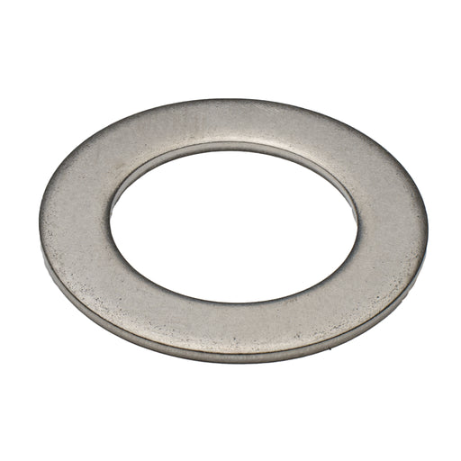 Stainless steel flat washer, 5/8" size with 1.00" OD and .045" thickness, for durable load distribution.