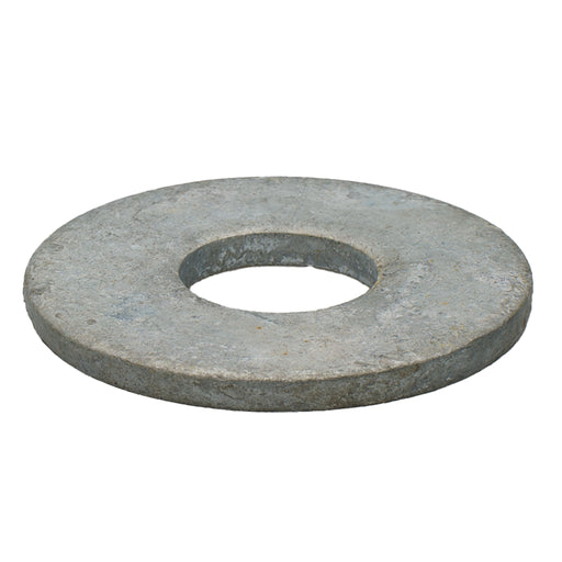 Galvanized steel flat washer 5/8 in, 1.75 OD x .13 thick USS spec machine hardware