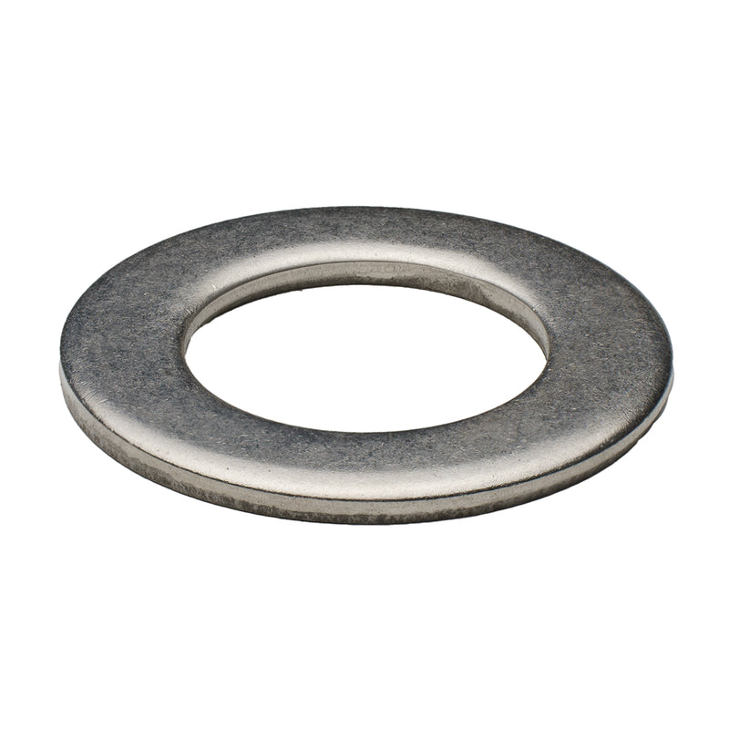 Stainless steel NAS 1149 flat washer, 7/8" size with 1.50" OD and 0.09" thickness for precision fastening.