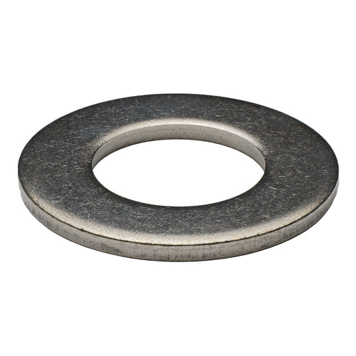 Stainless steel 7/8" flat washer, 1.75" OD and 0.13" thick for industrial and mechanical fastening.