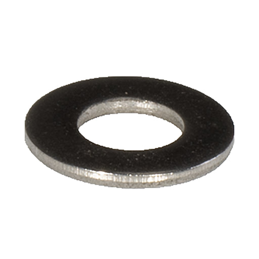 Stainless steel flat washer #8, .38 OD x .03 thick machine hardware washer