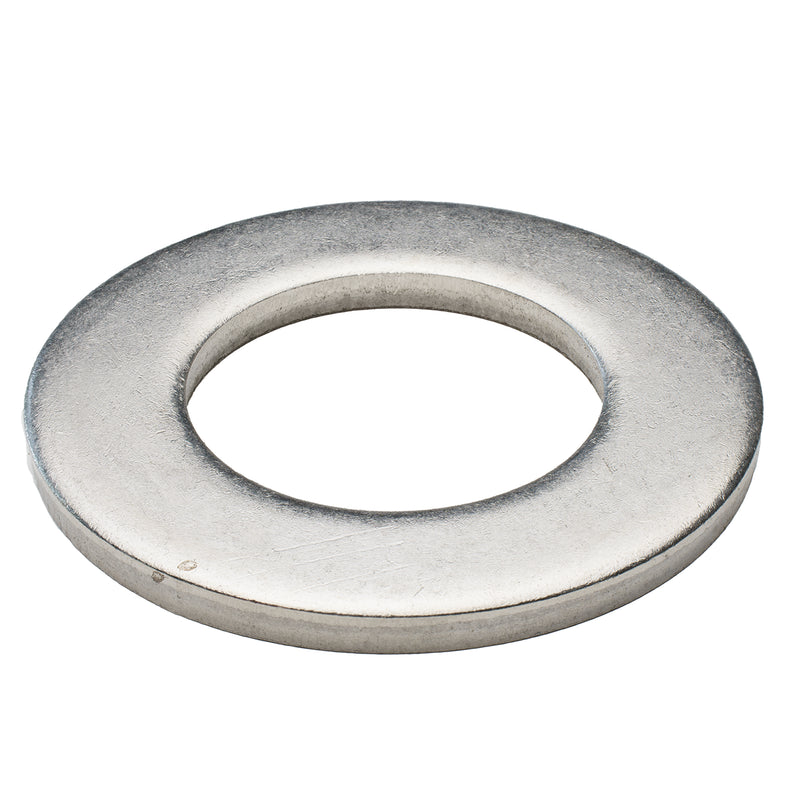 Stainless steel flat washer M30 56 OD x 4.0 thick DIN 125 spec hardware