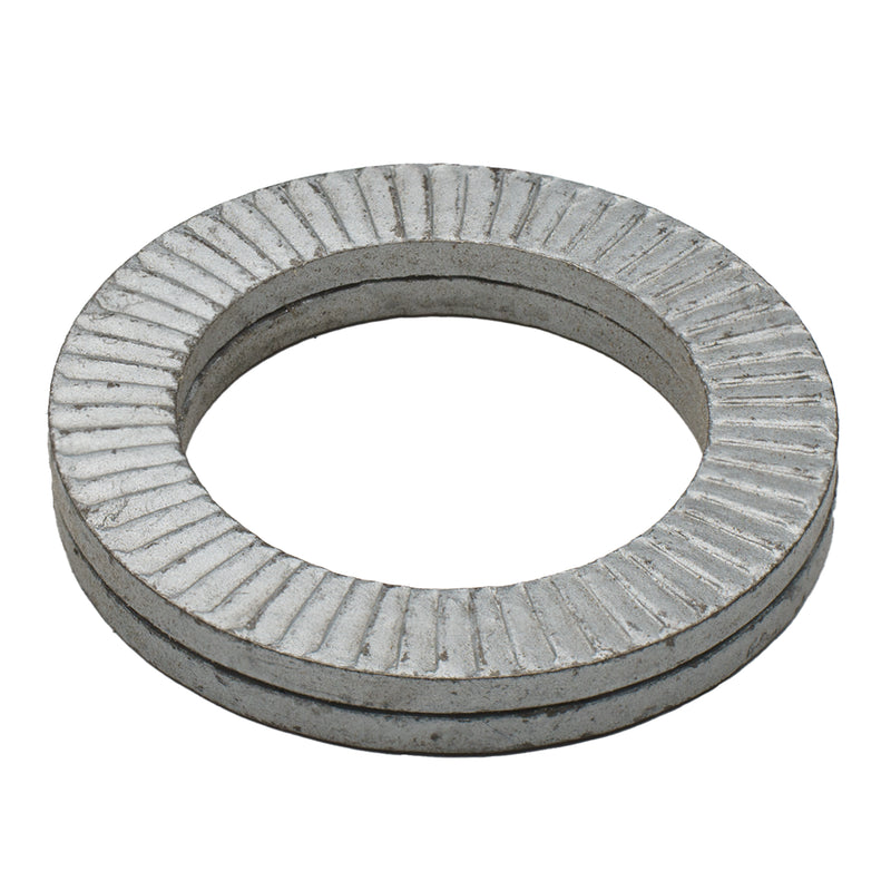 Nord-Lock washer 5/8 in, 1.00 OD x .13 thick zinc plated wedge-lock hardware