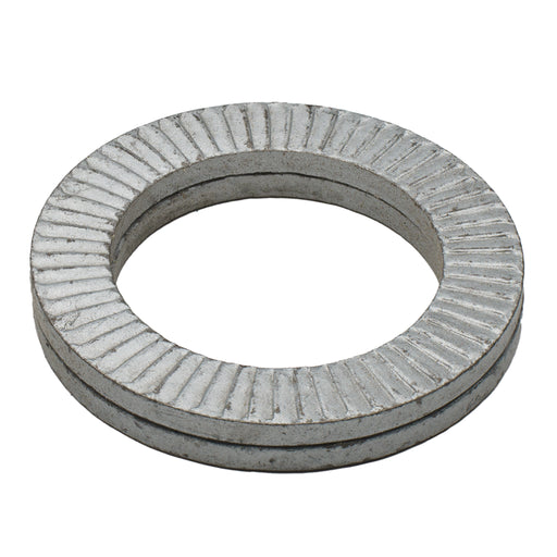 Nord-Lock washer 5/8 in, 1.00 OD x .13 thick zinc plated wedge-lock hardware
