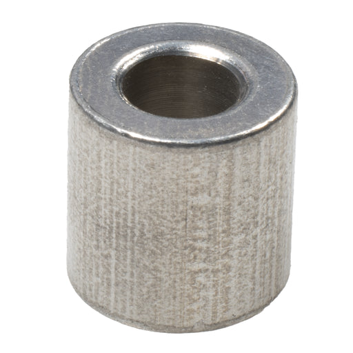 Aluminum spacer washer 1/4 in, .50 OD x .50 thick construction hardware