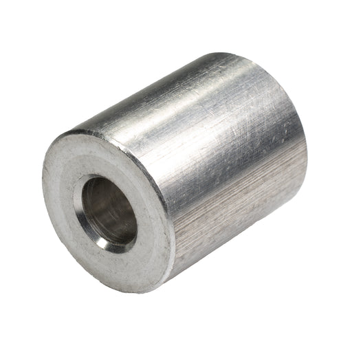 Aluminum spacer washer 1/4 in, .625 OD x .75 thick structural spacer
