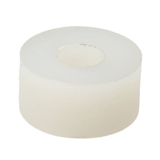 White nylon spacer washer .192 ID x .50 OD x .25 thick lightweight hardware