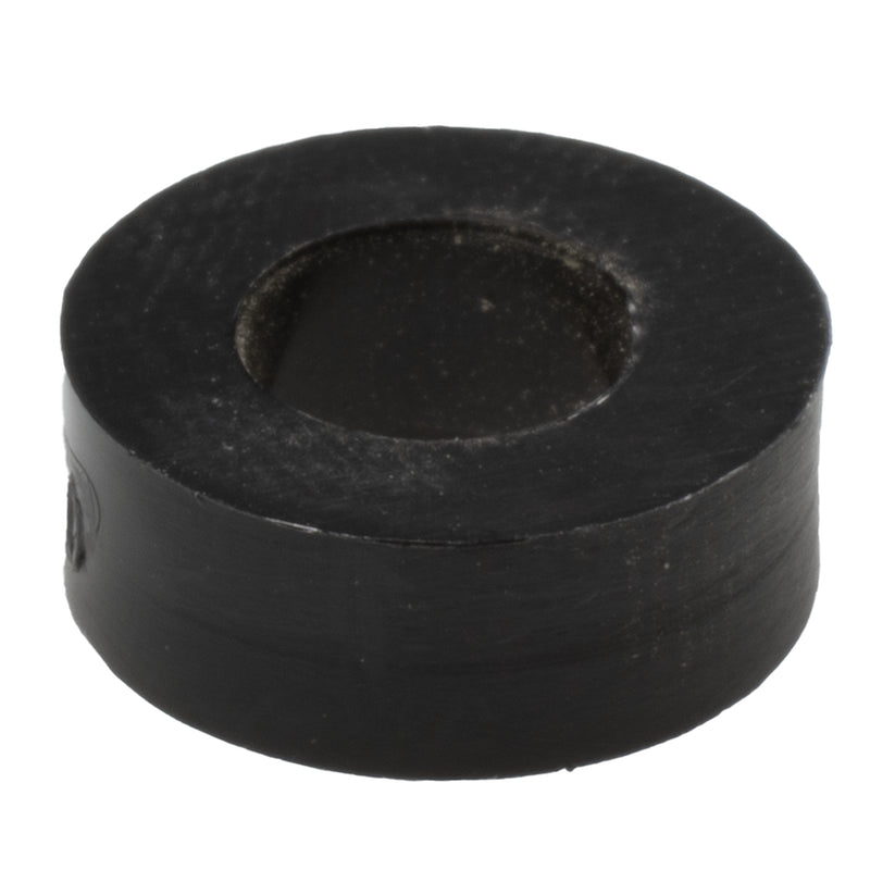 White nylon spacer washer .252 ID x .50 OD x .1875 thick for industrial use