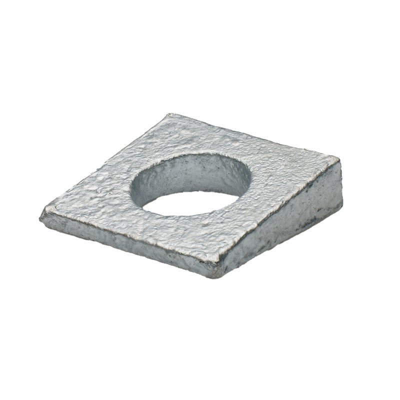 Hot dip galvanized wedge washer 3/4 inch structural fastener for heavy duty assemblies